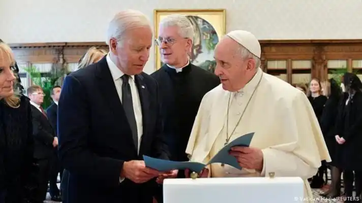 BIDEN AGRADECE AL PAPA por abogar ante la crisis de DD.HH. en Venezuela y Cuba