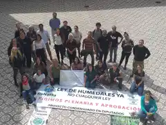 Se realizó una acción por los humedales en Escuela Castelli