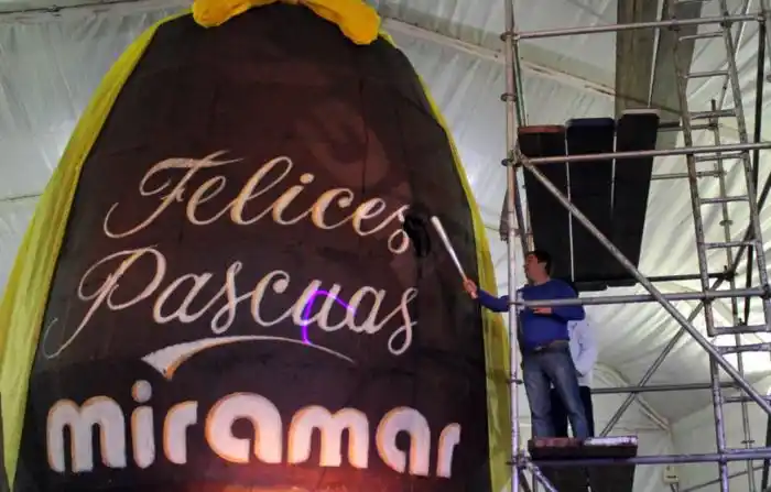 Semana Santa: Huevo de Pascuas gigante en Miramar
