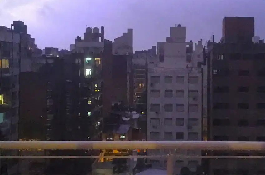 Rige una alerta por tormentas fuertes para el sur de Santa Fe