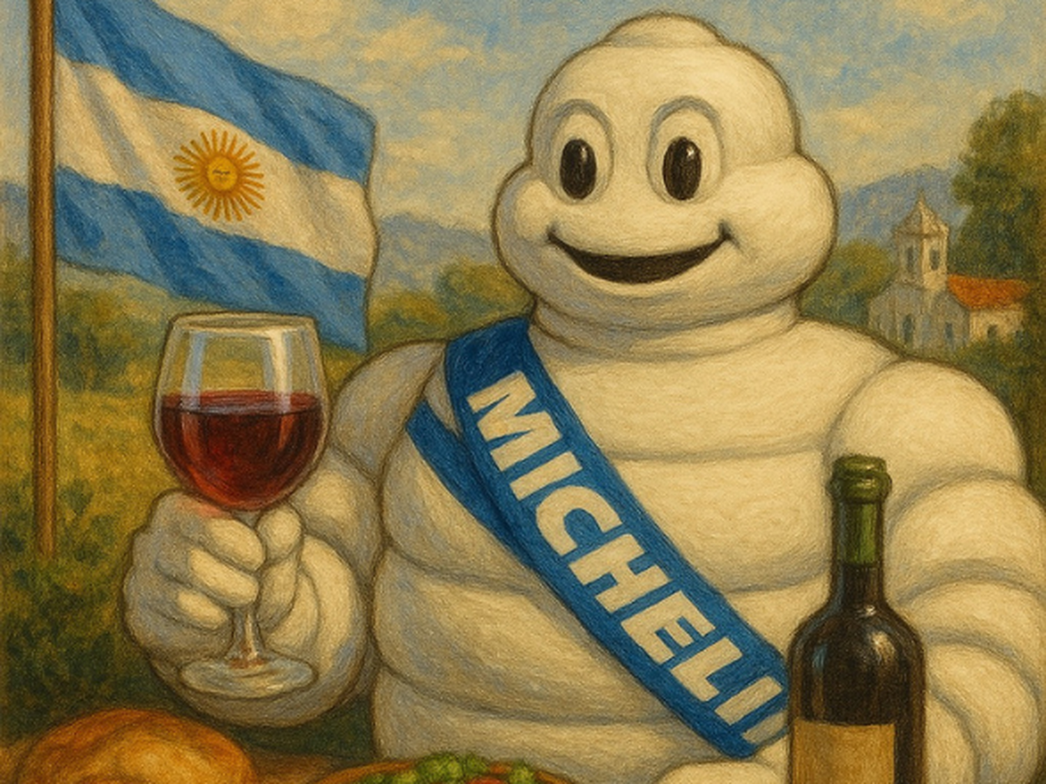 Bibendum, mascota y símbolo de la empresa.