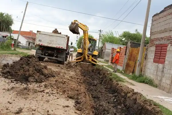 Construyeron 37 km de cordón cuneta