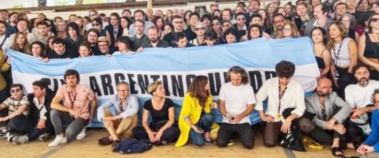 Cineastas argentinos se manifestaron contra los recortes del gobierno