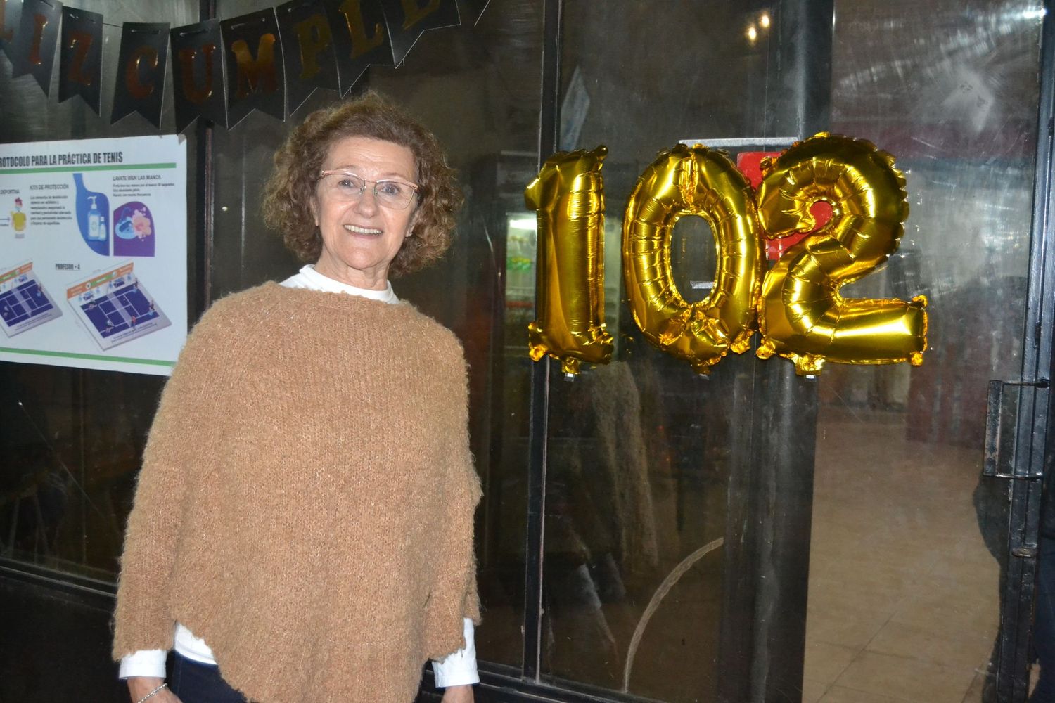 Bety Da Dalt en los 102 años de Gualeguay Central