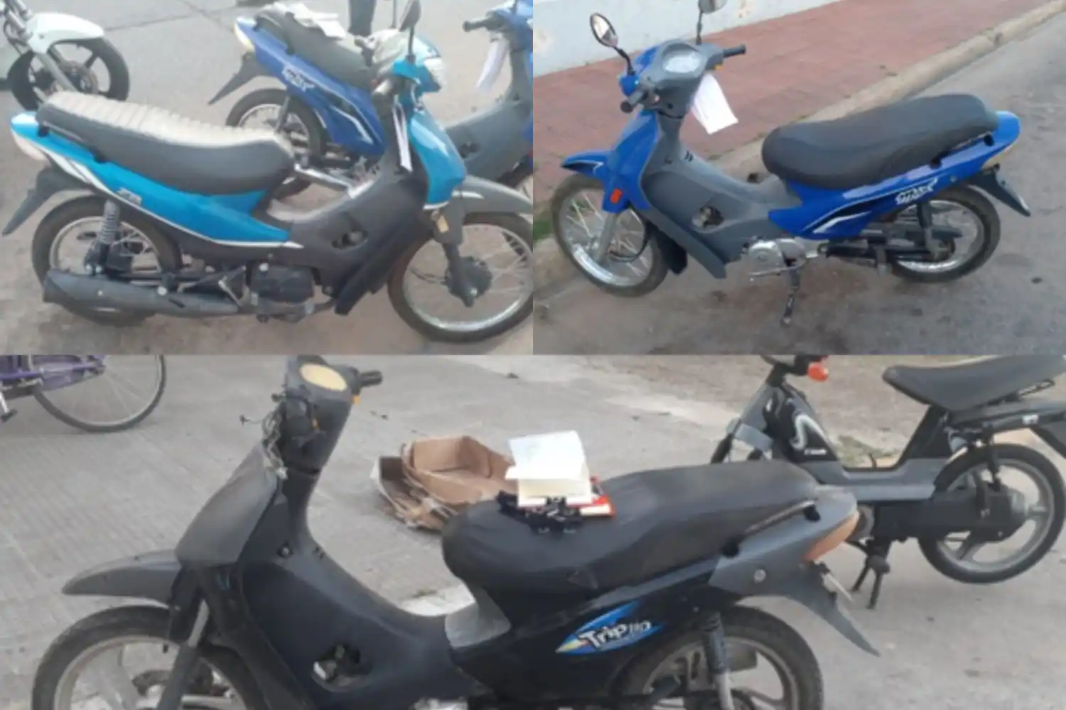 Operativos de tránsito: tres motos secuestradas en Caroni y Pellegrini