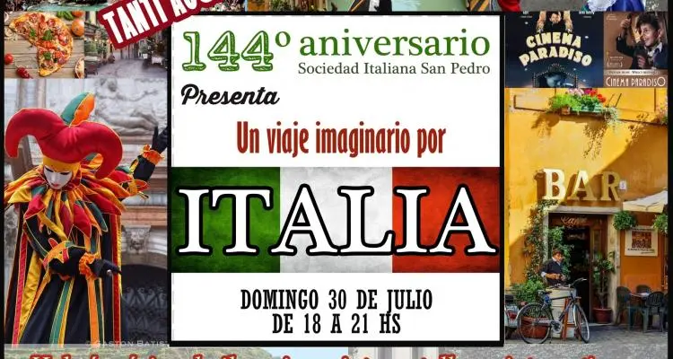 La Sociedad Italiana festeja su 144° aniversario