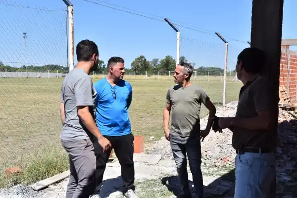Avances en la obra del club Tiro Federal en el marco del programa “Clubes en obra 2020”