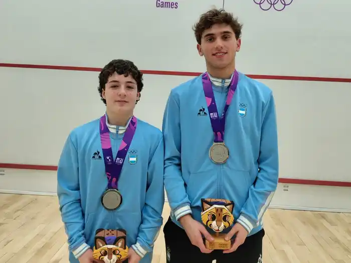 Santiago Portabales y Francisco Alfonso - Plata en los Panamericanos Junior