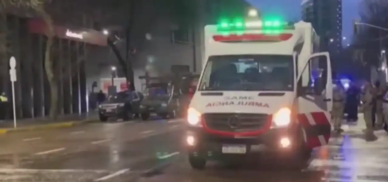 El involucrado fue asistido por el SAME psiquiátrico y derivado al hospital Argerich.