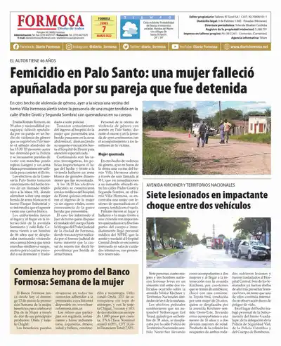 Tapa y Contratapa 7 de marzo de 2022