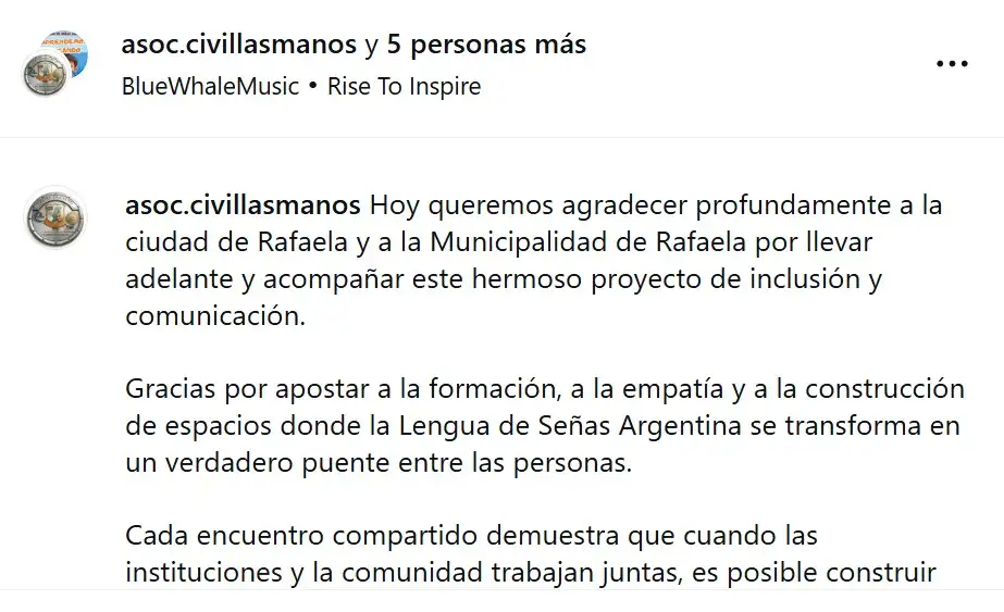 Taller Lenguaje de Señas