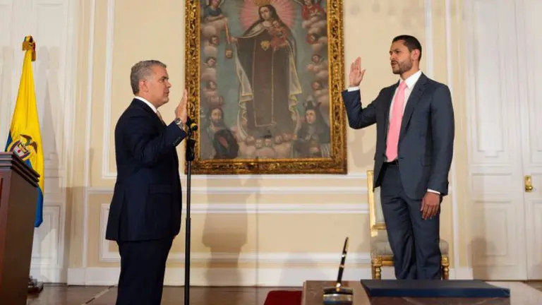 Daniel Palacios nuevo MININTERIOR de Duque