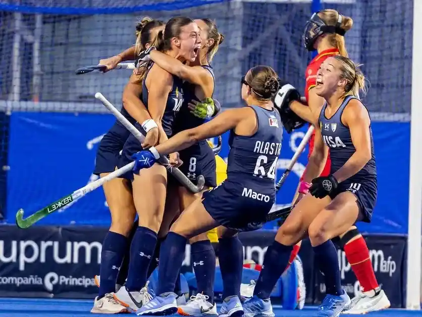 Las Leoncitas juagrán las semis del Mundial U21 el miércoles ante China. .Foto:CAH