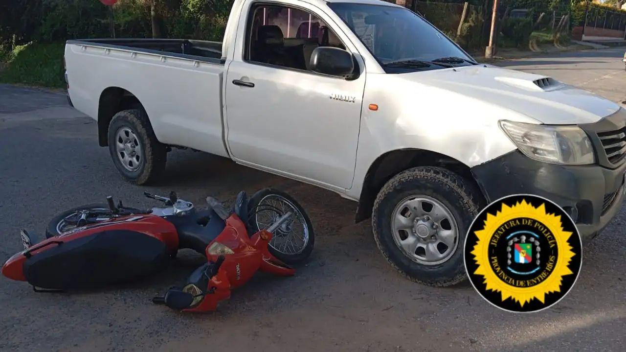 Dos accidentes de tránsito en Victoria dejaron heridos con lesiones leves