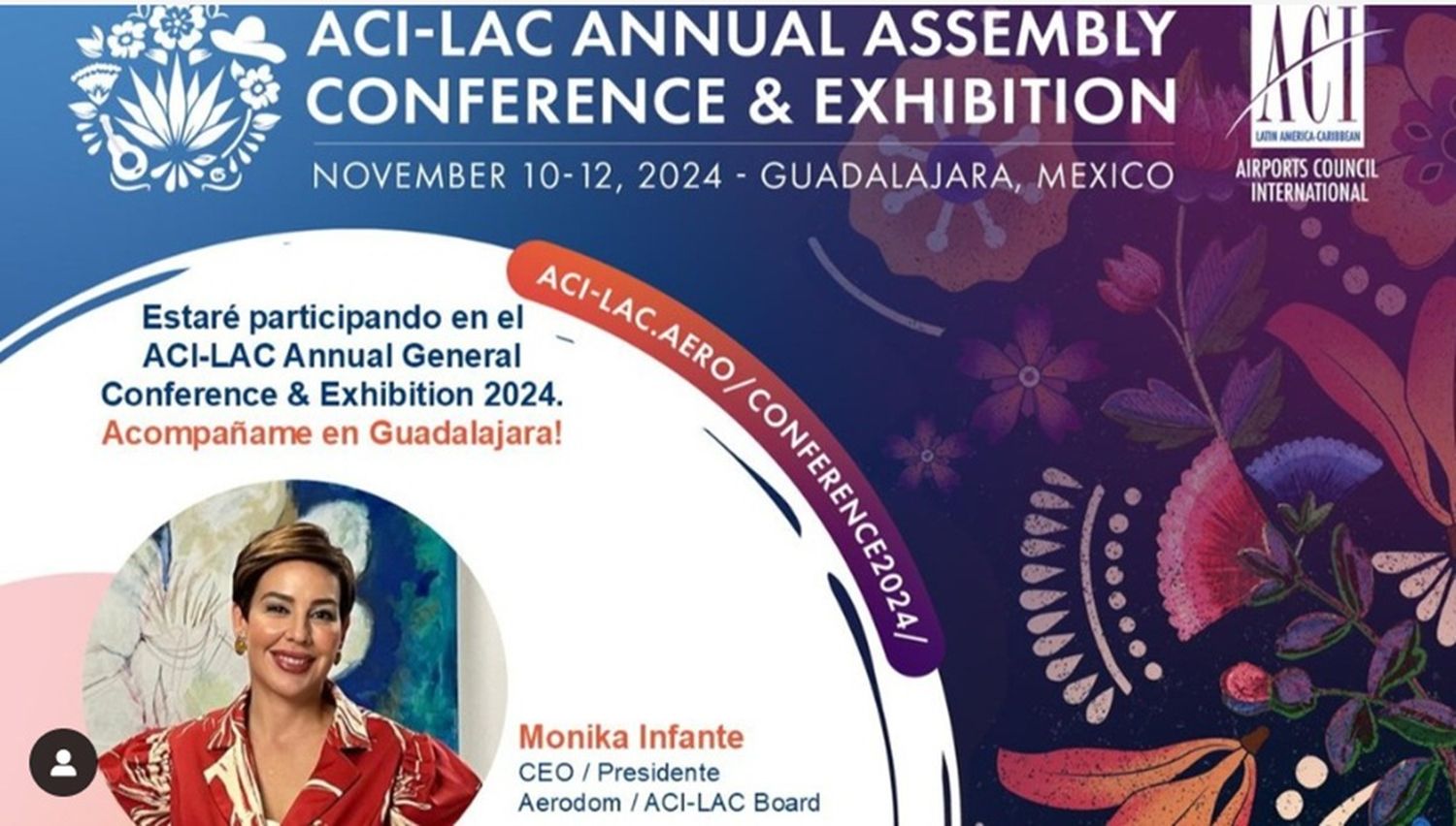 Sostenibilidad, innovación y entorno competitivo, los temas de la conferencia anual de ACI-LAC