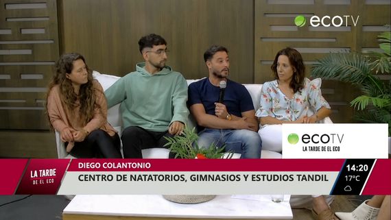 Centro de natatorios, gimnasios y estudios Tandil en La Tarde del Eco