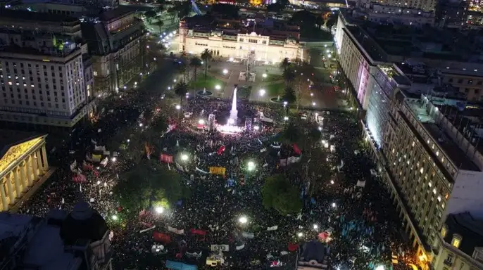Plaza de Mayo: Pidieron por Maldonado y exigieron la renuncia de Bullrich 