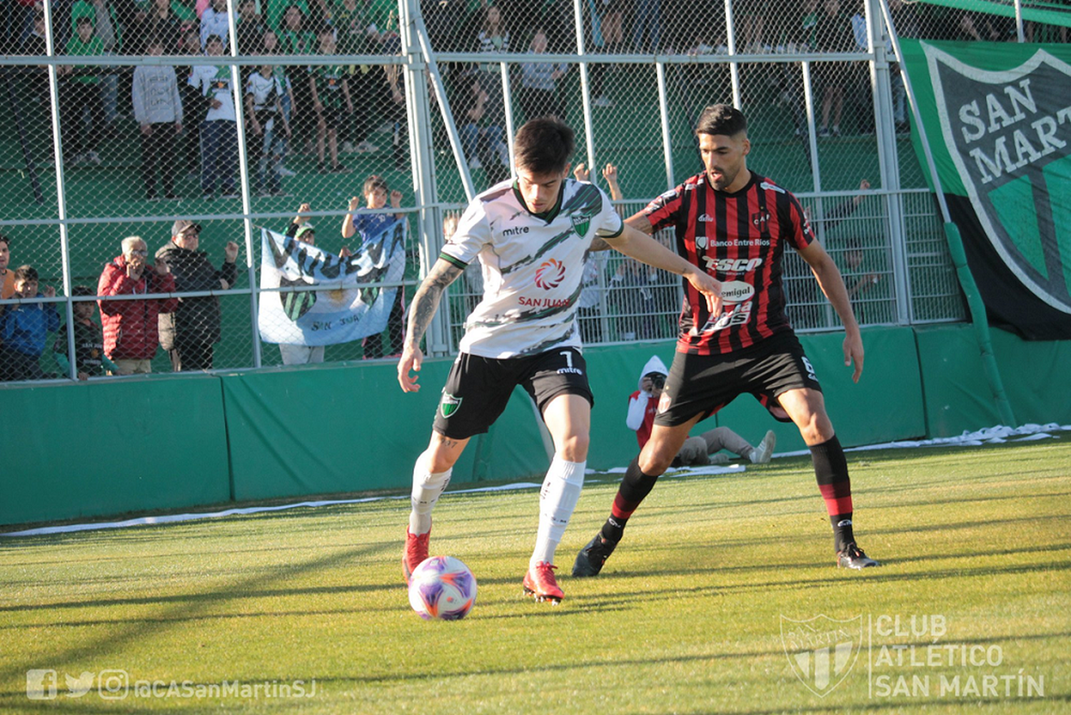 Patronato cayó 2-1 en su visita a San Martín de San Juan