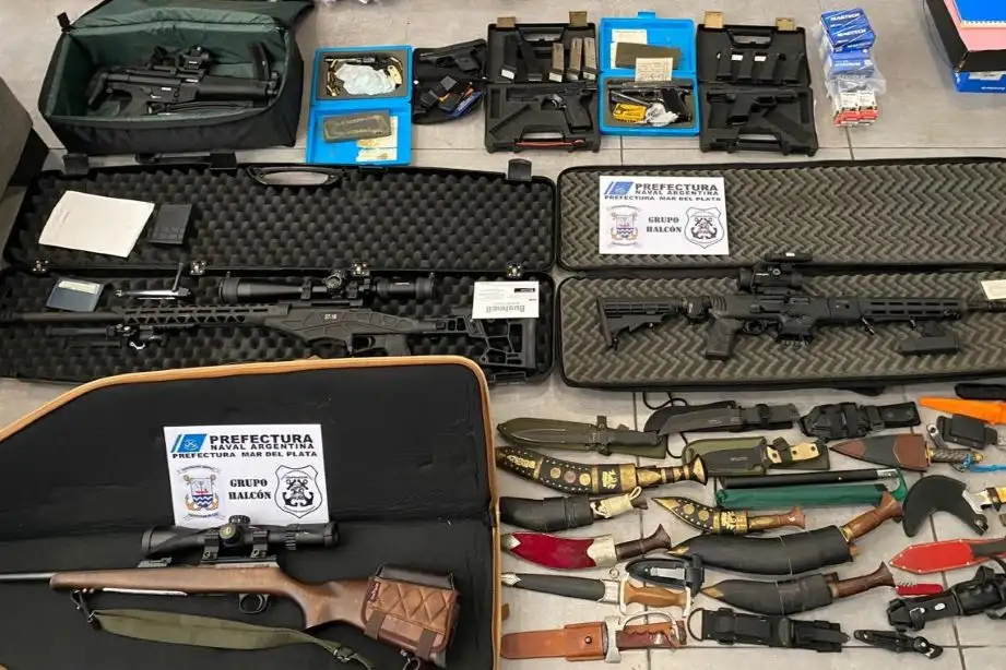 armas secuestradas