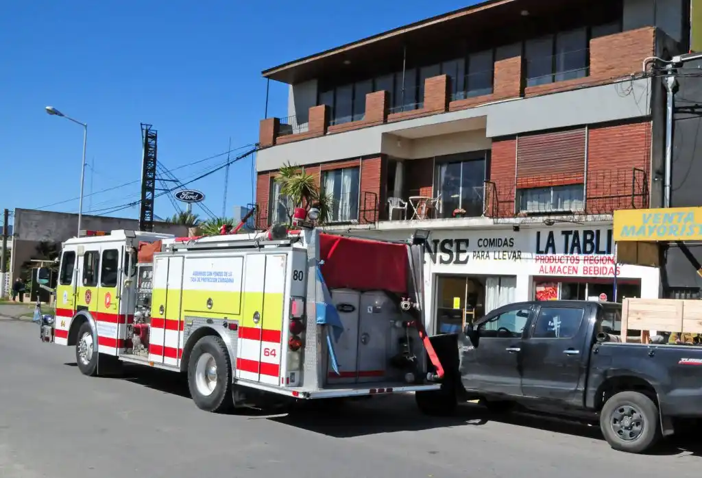 Principio de incendio en un local gastronómico