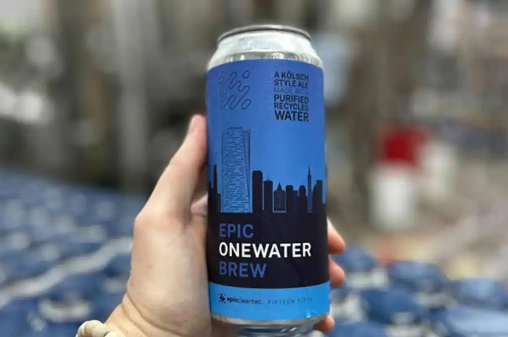 Crearon una cerveza con agua reciclada de duchas y lavanderías: ¿la probarías?