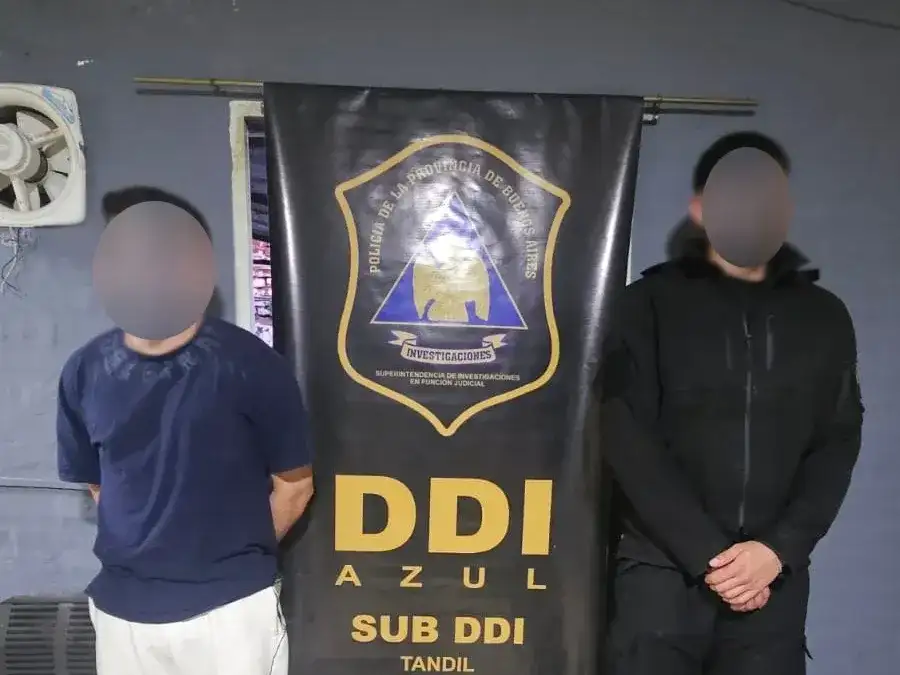 El hombre detenido fue trasladado a Tandil.
