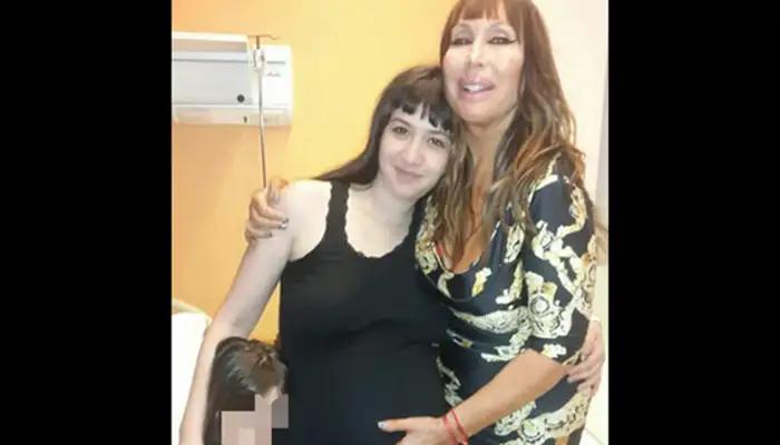 Moria Casán está muy feliz por el nacimiento de su nieto Dante