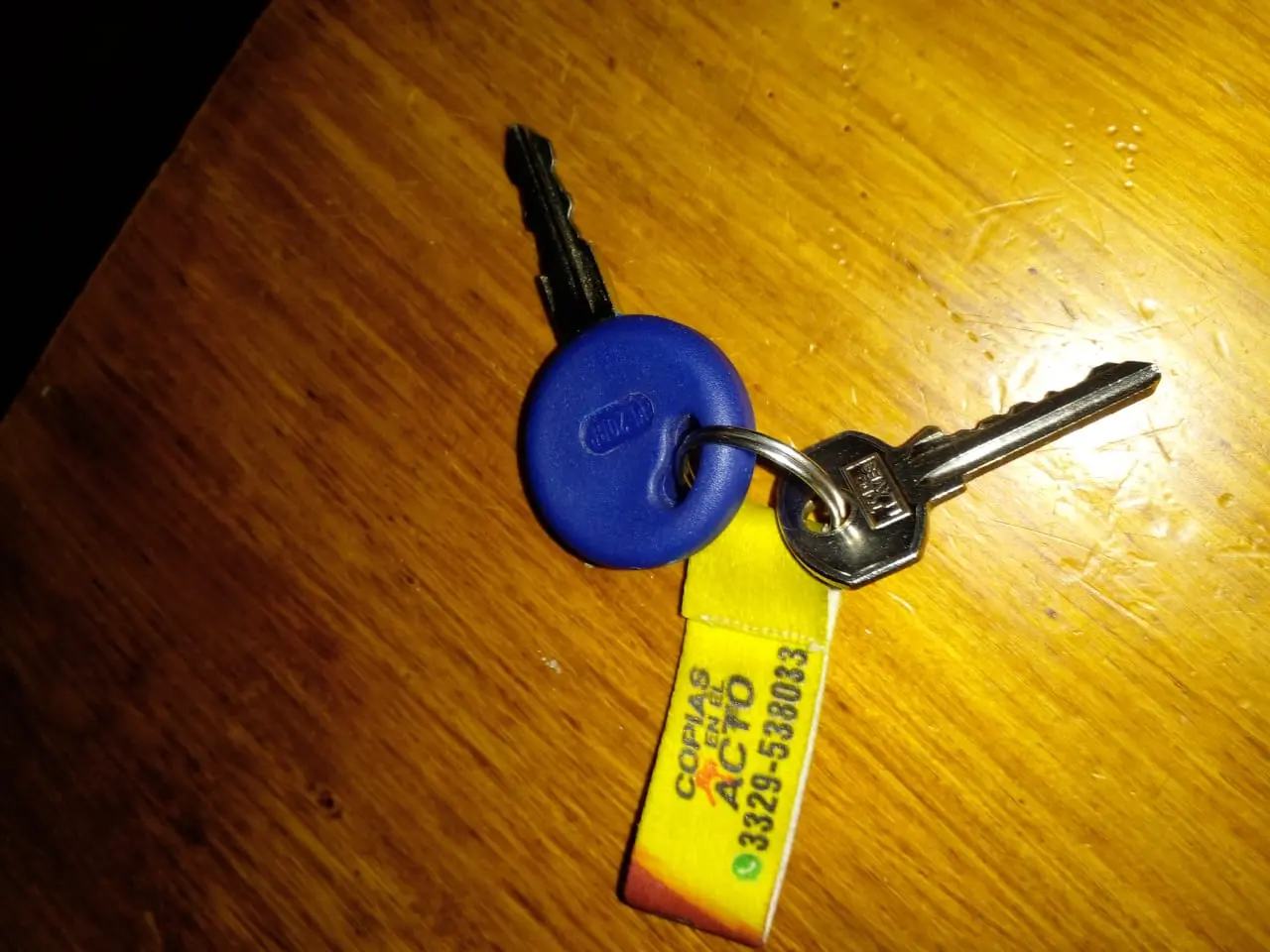 Llaves encontradas