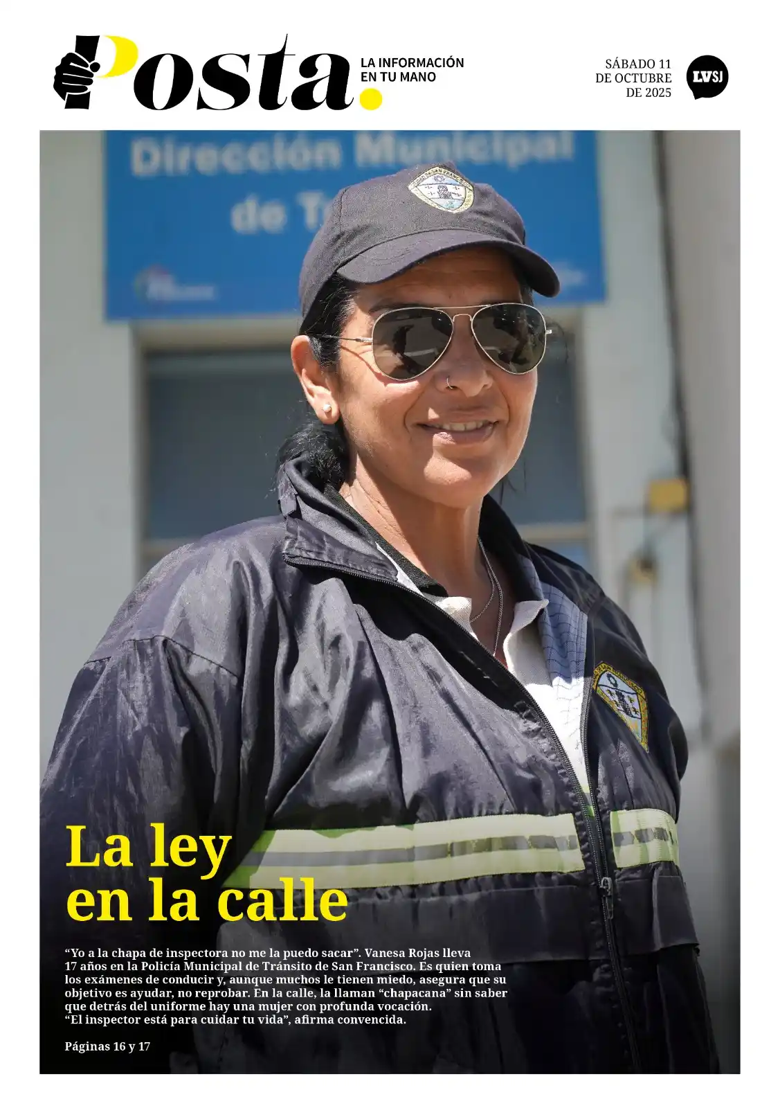 Portada Posta. 11 de octubre 2025