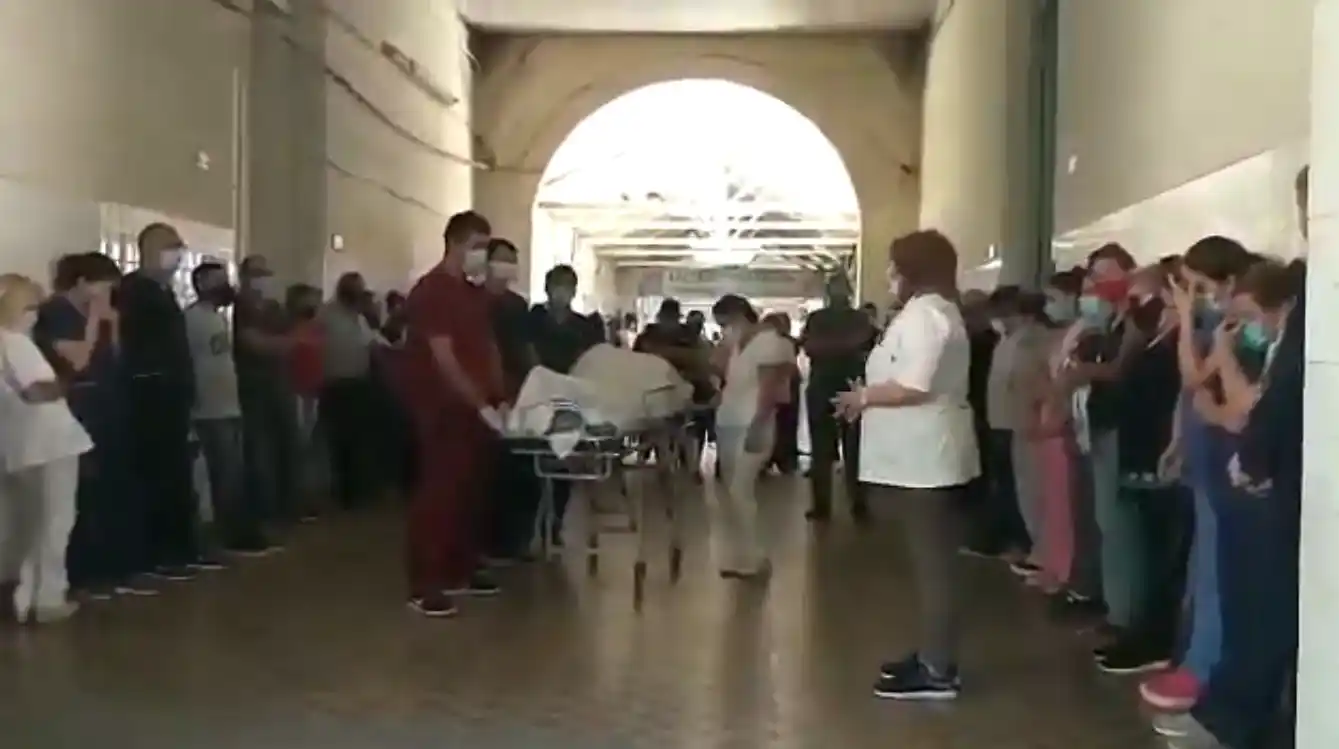 Conmovedora despedida al primer trabajador de salud fallecido en Gualeguaychú