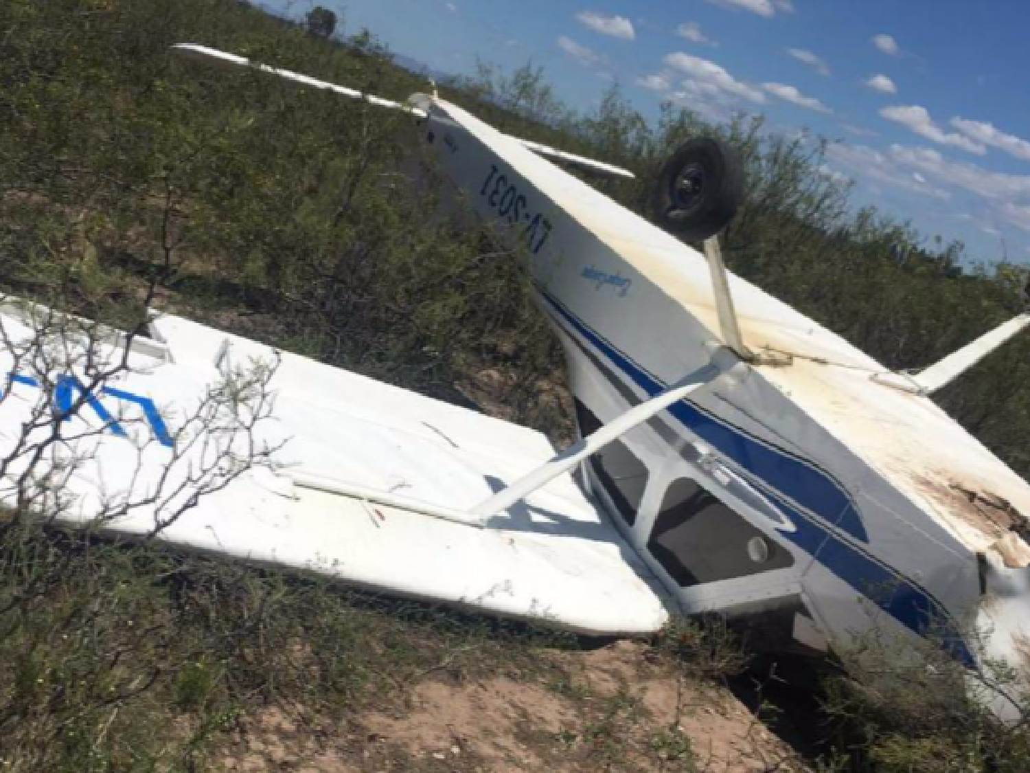 Mendoza: una avioneta se estrelló y sus ocupantes resultaron ilesos
