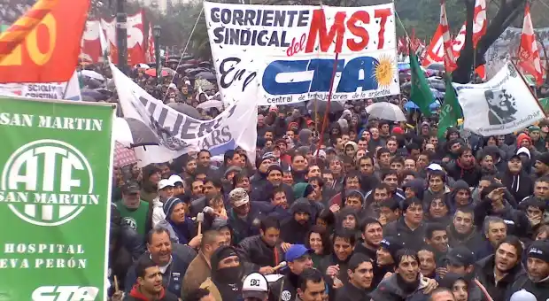 Paro de la CTA: Reclaman un "presupuesto que garantice la dignidad de los trabajadores"