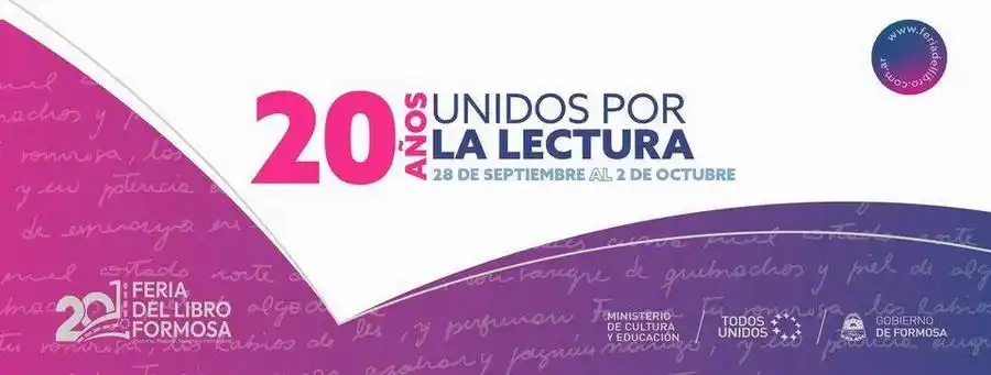 La 20.ª Feria del Libro de Formosa, 
del 28 de septiembre al 2 de octubre