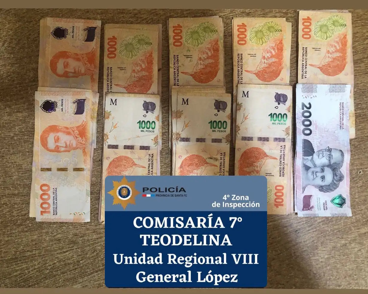 Crédito: Relaciones Policiales.