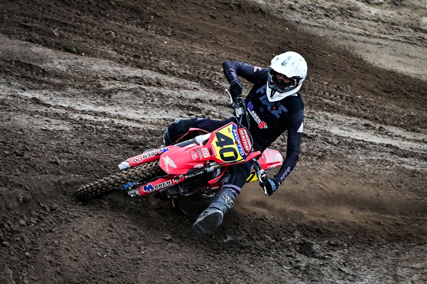 Favetto volvió al Campeonato Argentino de Motocross.