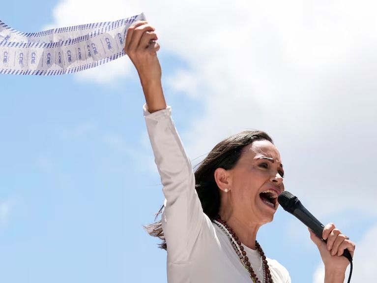 Fue distinguida “por su incansable trabajo de promoción de los derechos democráticos para el pueblo de Venezuela.