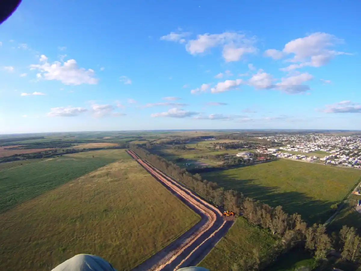 Arroyito: avanza con fuerza  la obra del canal derivador 