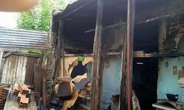 Una familia perdió todo en un incendio y necesita ayuda 