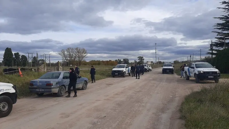El intendente se desplazó hasta el lugar del hallazgo