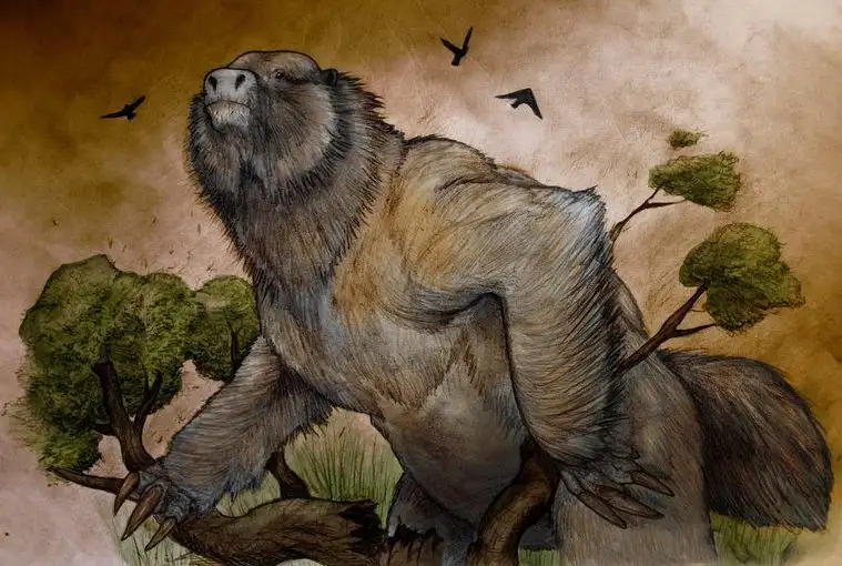 Reconstrucción realizada del Megaterio