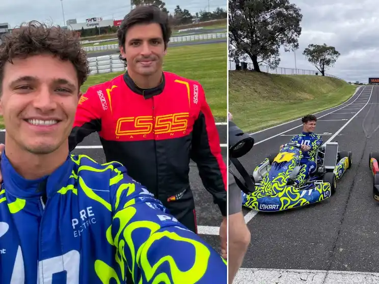 Lando Norris y Carlos Sainz Jr