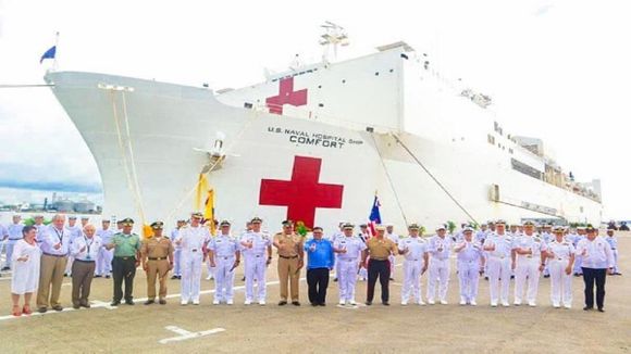BUQUE HOSPITAL USNS Comfort  permanecerá  en Colombia  hasta el 19Nov