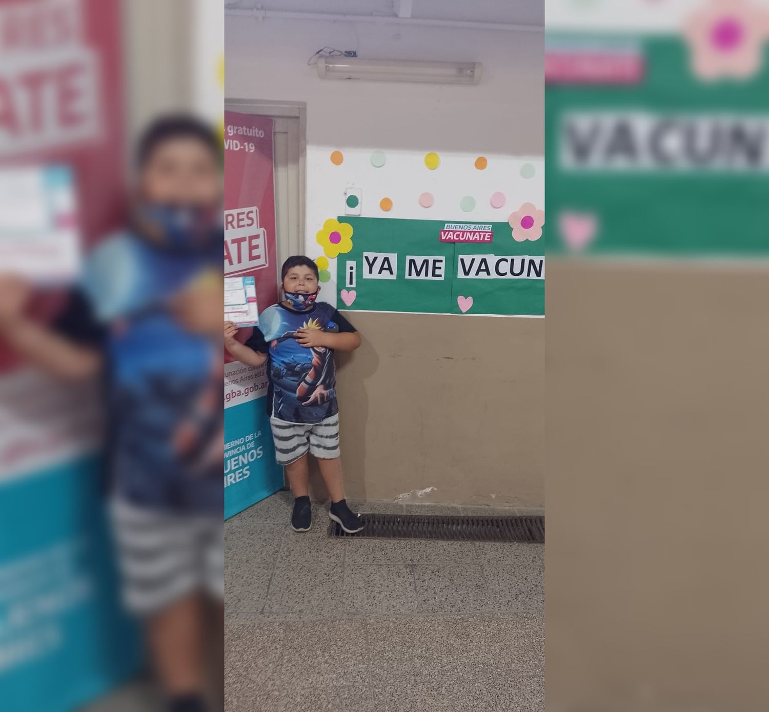 Jonas Guilmen se vacunó contra el COVID-19