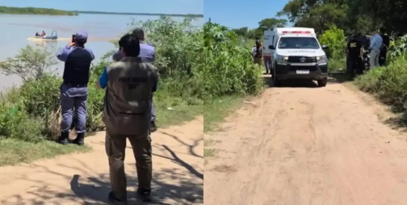 Hallazgo macabro: un grupo de pescadores encontró un cadáver flotando en un riacho chaqueño