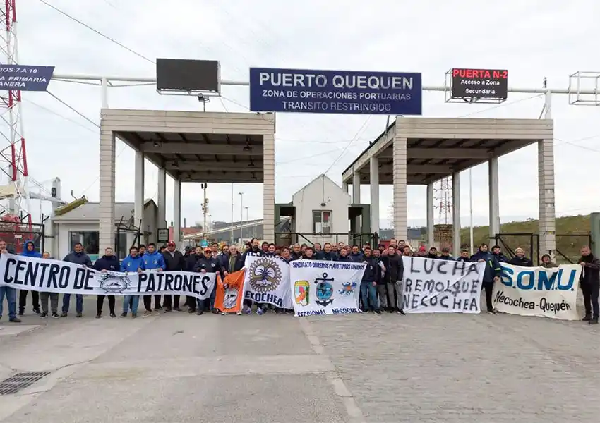 Se levantó una medida de fuerza del SOMU en el Puerto