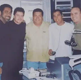 Lalo Rodríguez con Ismael Miranda. Foto Instagram