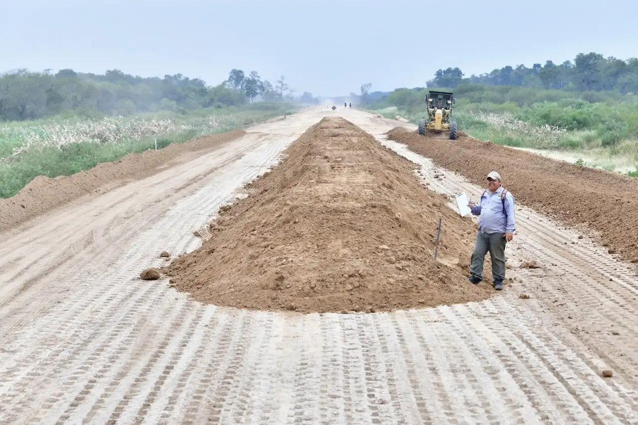 Avanza el plan de trabajo para la pavimentación de la Ruta Provincial N° 23