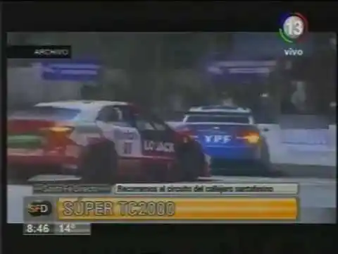 Súper TC2000: exitosa prueba de luces en el Callejero Santa Fe Ciudad