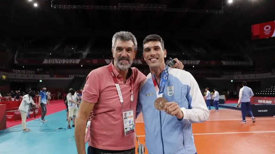 Uno de los casos de padre e hijo en el deporte: Hugo y Facundo Conte