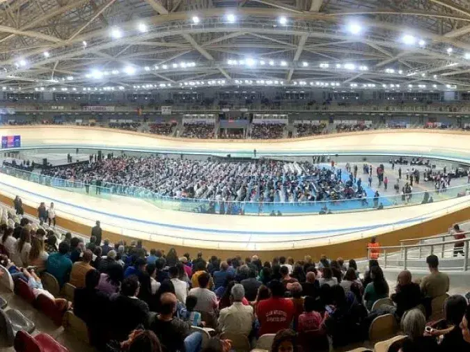 Doble jornada en el Invencible Velódromo para el ciclismo de pista. Foto:Juegos Suramericanos